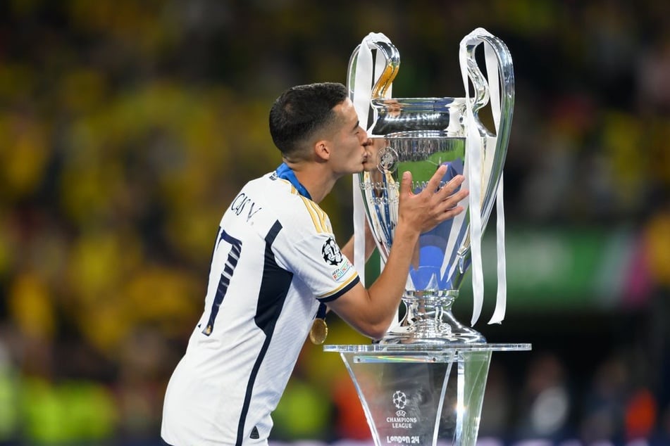 Insgesamt fünfmal gewann Lucas Vázquez (34) mit Real Madrid die Champions League. (Archivbild)