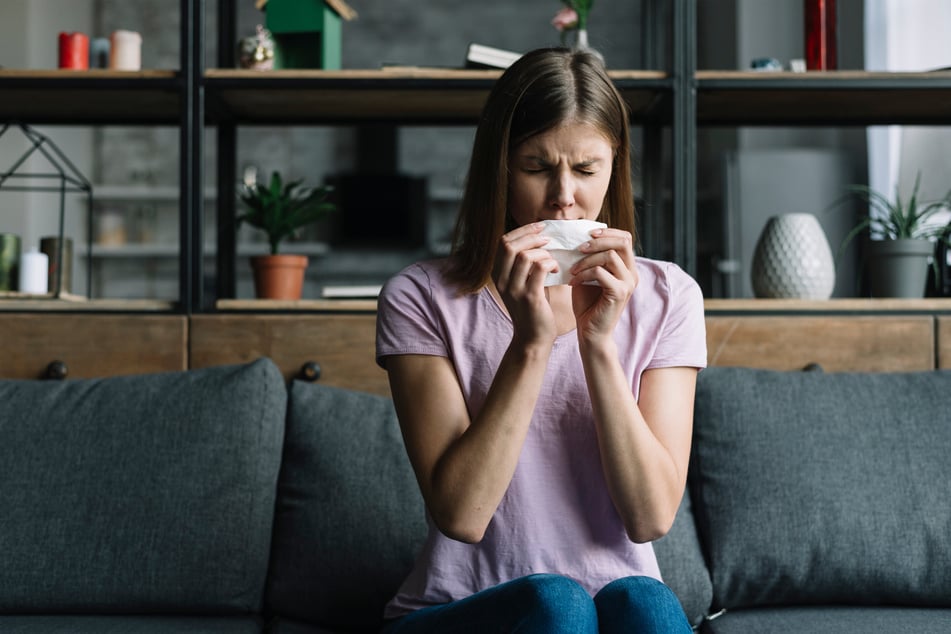 Sneezing is one of the worst, and most common, symptoms of hay fever.