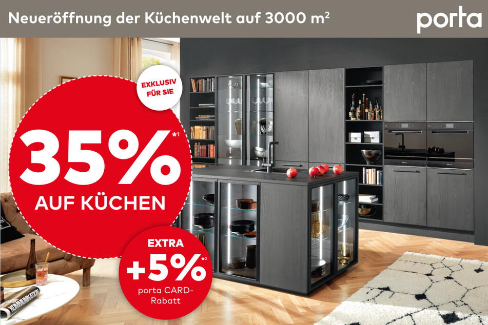 porta Gütersloh feiert große Neueröffnung der Küchenwelt und gibt hohe
