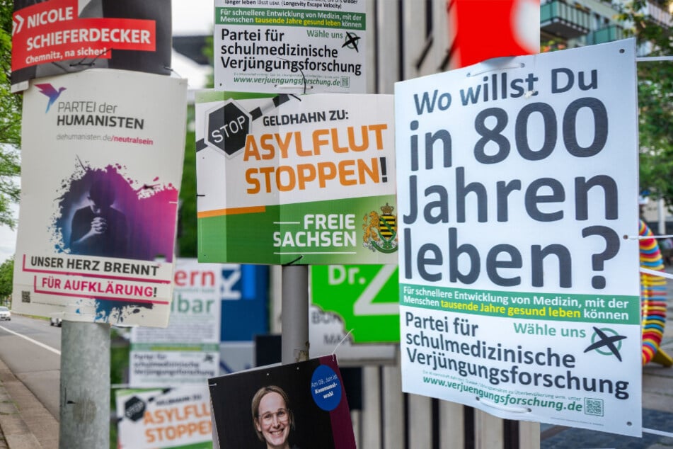 Die schrillsten Parteien der EU-Wahl: Hier werden sie in Chemnitz gewählt