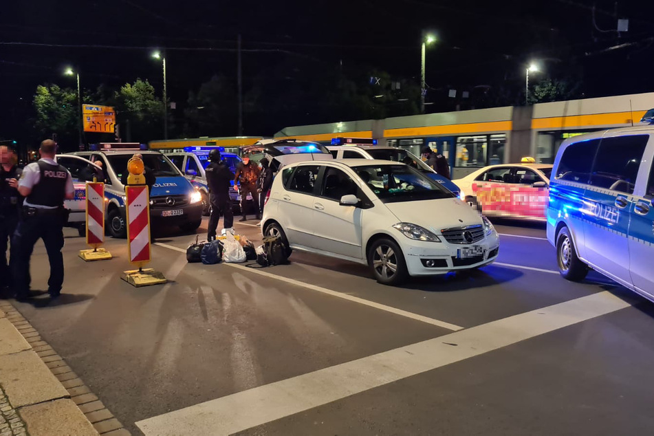 In diesem Auto hatten sie versucht, die Drogen zu schmuggeln.