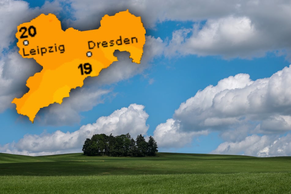 Sonne und Wolken wechseln sich am Wochenende oft ab, es wird oft nicht wärmer als 20 Grad.