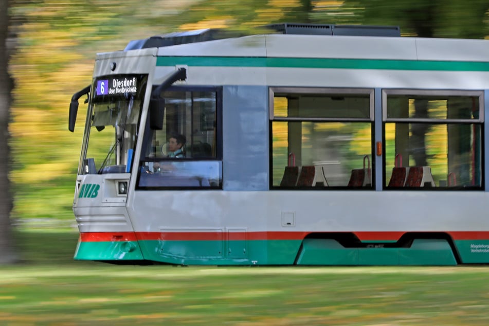 Am Abend prügelte sich mehrere Menschen in einer Magdeburger Tram. (Symbolfoto)