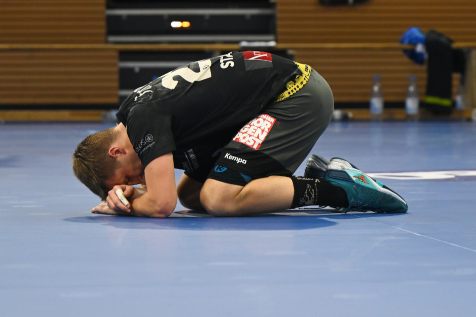 Ivar Stavast sank nach der Pleite gegen Dormagen auf den Boden.