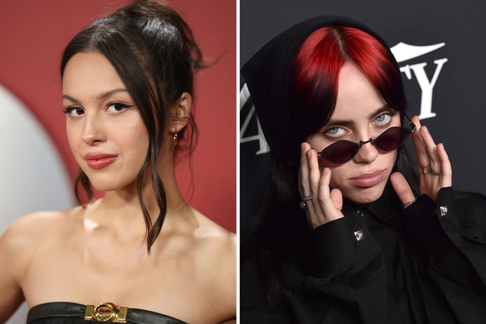 Olivia Rodrigo (l) and Billie Eilish have been tapped as Saturday Night Live musical guests for December 9 and 16, respectively.