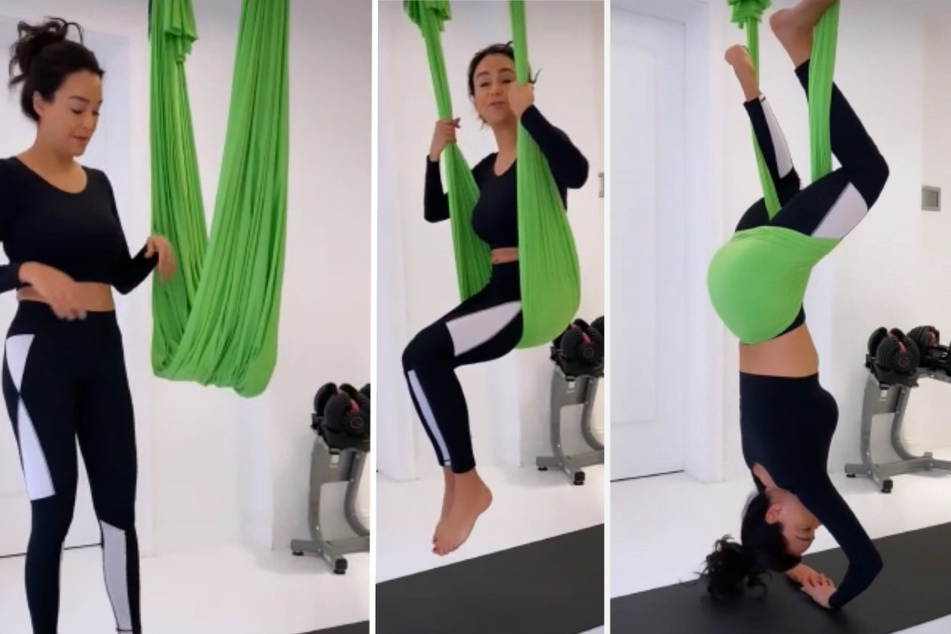 Verona Pooth: Sie hängt wie eine Fledermaus: Verona Pooth zieht sich auseinander!