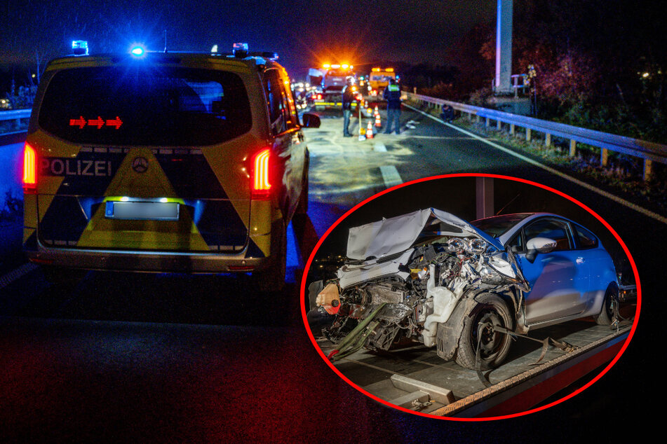 Polizisten-Trio bei Unfall verletzt: Ford-Fahrerin kracht in Streifenwagen