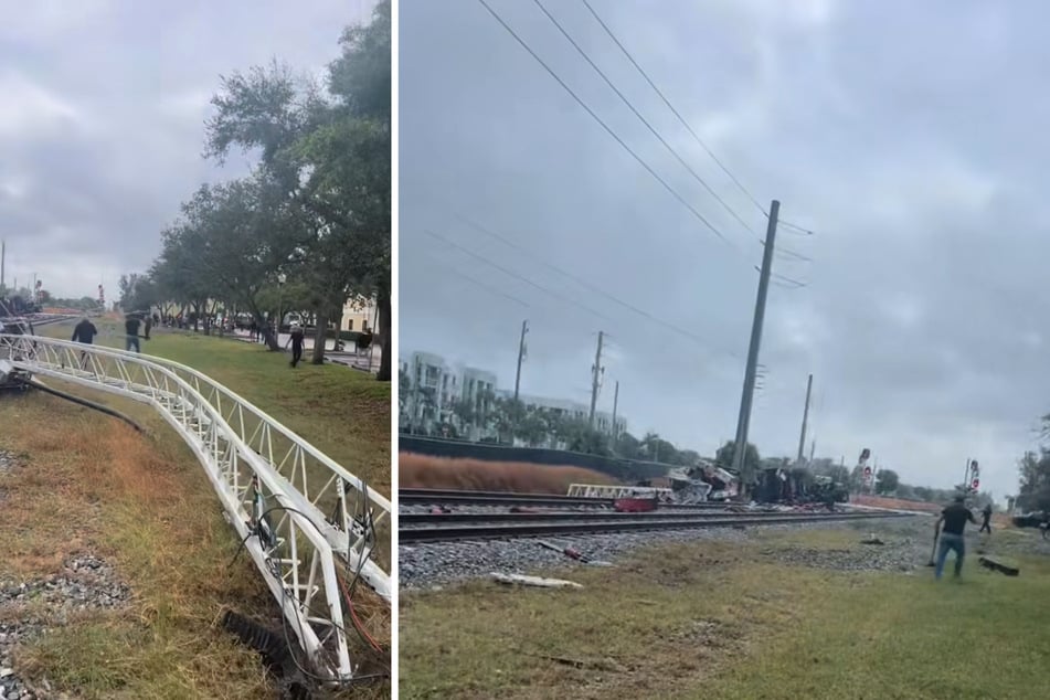 Unfallort: Ein Bahnübergang in Delray Beach, im US-Bundesstaat Florida.