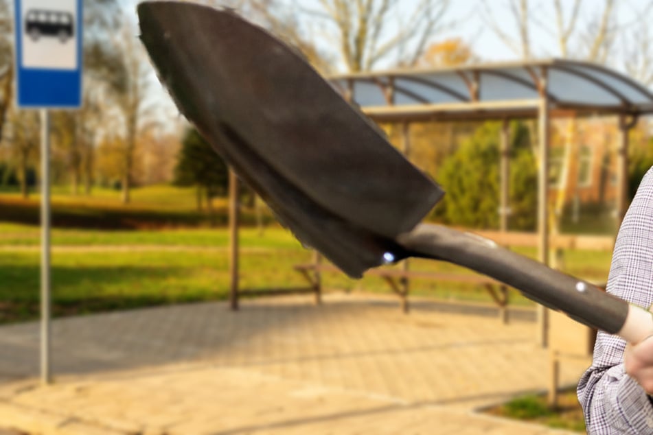 Der 46-Jährige hatte an der Bushaltestelle mit einer Schaufel auf seine von ihm getrennt lebende Frau (40) eingeschlagen. (Symbolfoto)