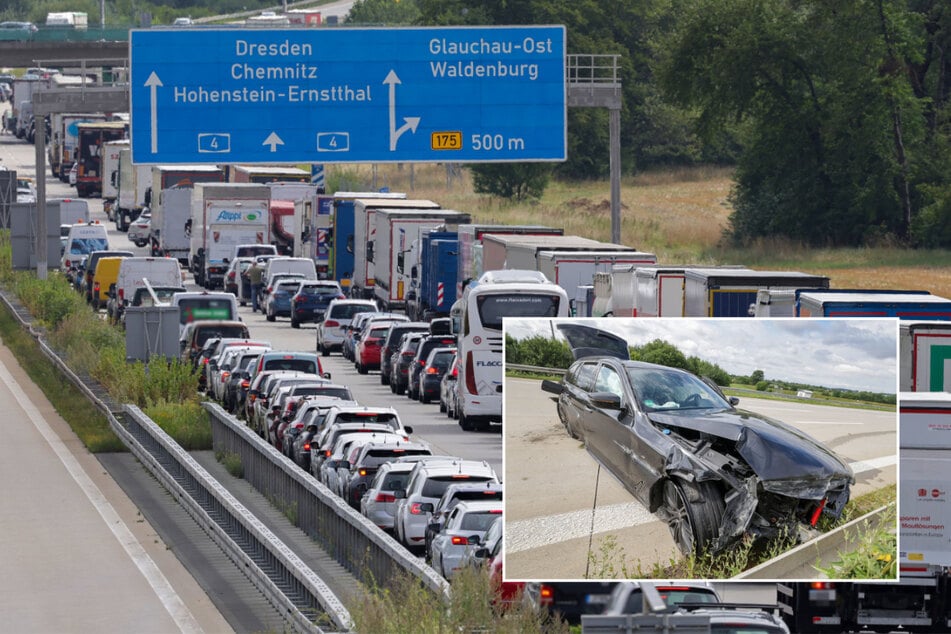 Unfall A4: Reifenplatzer! A4 nach schwerem Unfall voll gesperrt