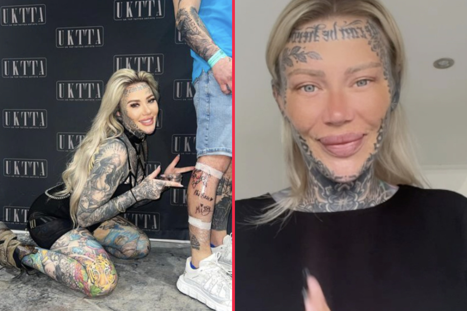 Becky Holt has made waves due to her radical tattoo transformation.