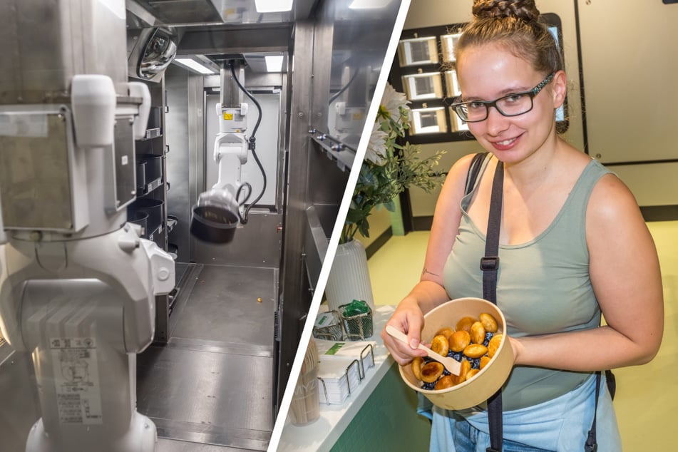 Leipzig: Kein Koch, kein Kellner: Wie schmeckt's eigentlich in Sachsens erstem Roboter-Restaurant?