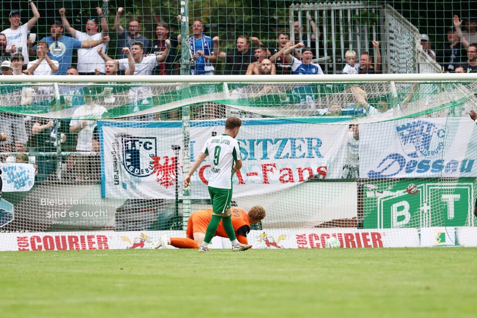Da war er plötzlich drin. Leon Mergner brachte den FCM in der 56. Minute in Führung.