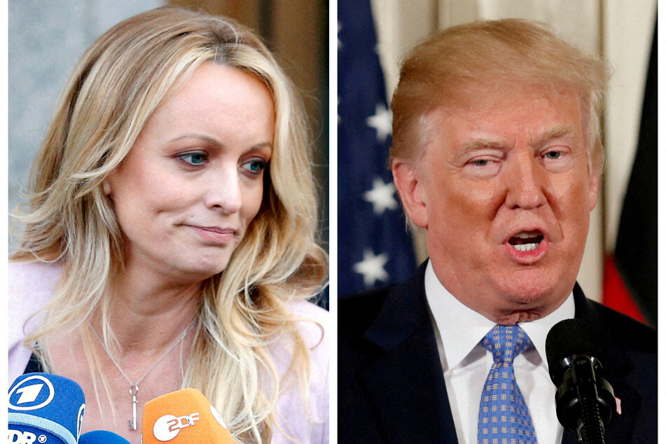 Stormy Daniels (l.) described the alleged affair – which Trump has denied – during her testimony in the hush money trial.