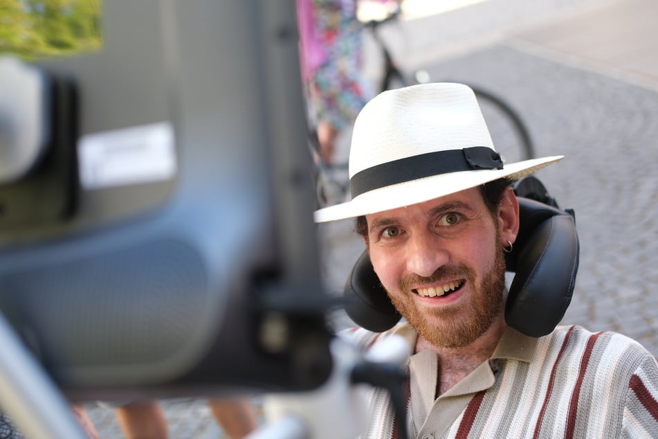 Jean Darras (31) leidet an der tödlichen Nervenkrankheit ALS, doch sein Lebenswille ist ungebrochen.