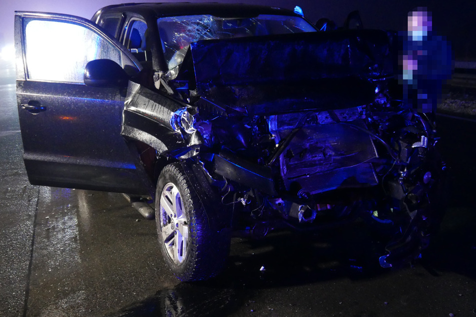 Crash auf Autobahn: 27-Jähriger verliert Bewusstsein am Steuer