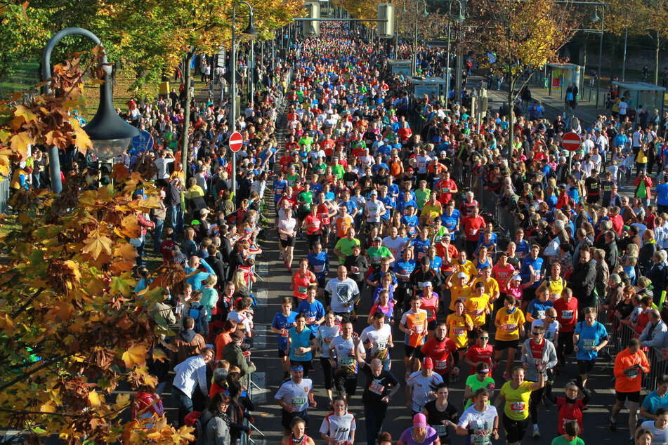 Auch 2023 werden wieder tausende Läufer beim Magdeburg Marathon erwartet. (Archivbild)