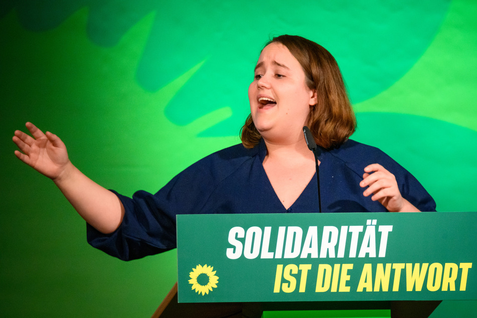 Ricarda Lang (28), Bundesvorsitzende von Bündnis 90/Die Grünen: "Das, was wir gerade erleben, ist das fulminante Scheitern der fossilen Politik der großen Koalition"
