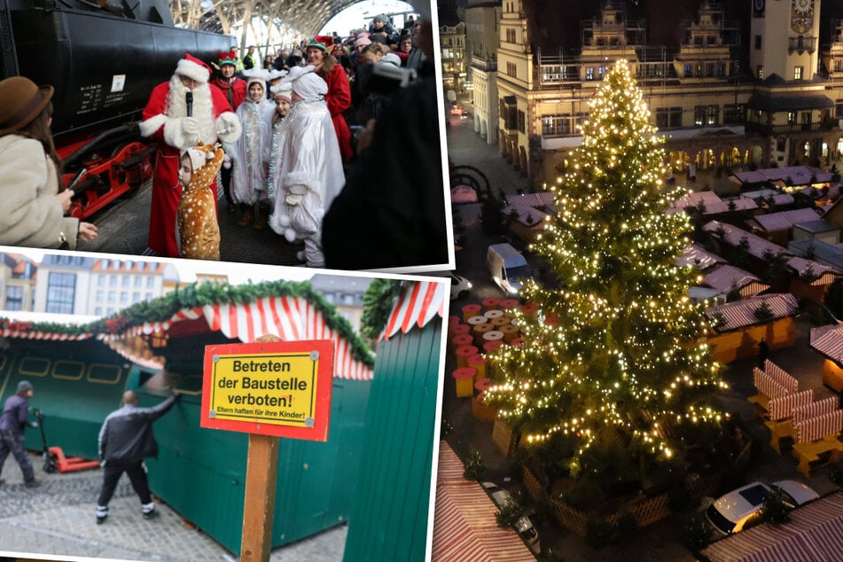 Leipzig: Leipziger Weihnachtsmarkt eröffnet: Darauf könnt Ihr Euch freuen, an diesem Tag kommt Santa Claus