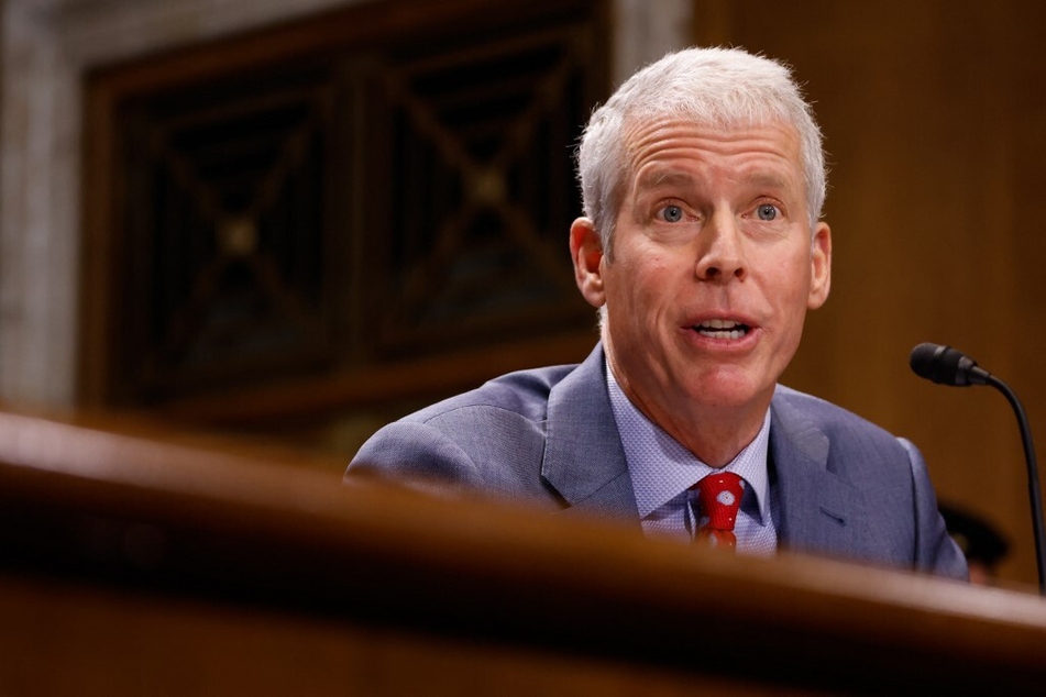 Chris Wright testifies before a US Senate Energy and Natural Resources Committee hearing on his nomination to be secretary of energy on January 15, 2025.