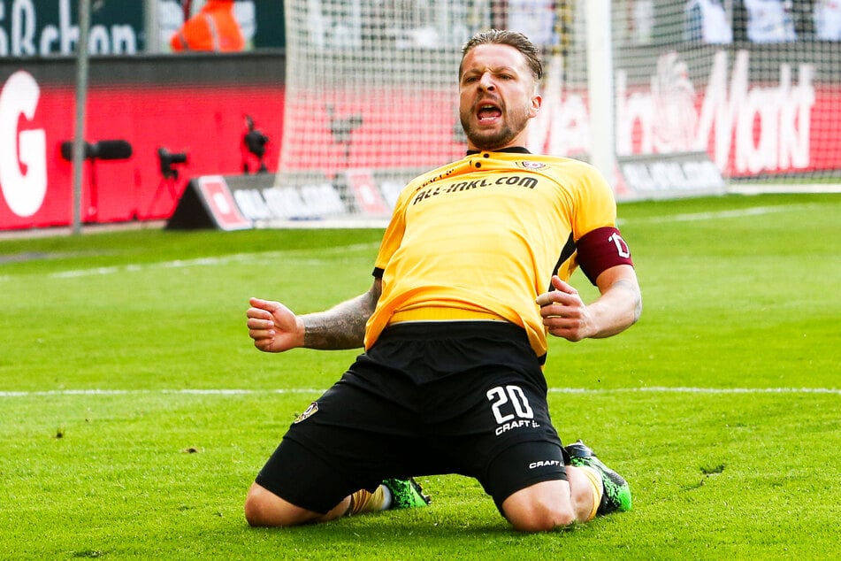Patrick Ebert (35) spielte von 2018 bis 2020 bei Dynamo Dresden und erzielte in 51 Einsätzen fünf Tore, gab zudem vier Vorlagen.