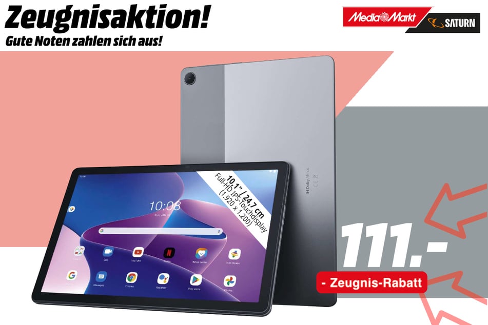 Lenovo-Tablet für 111 Euro.