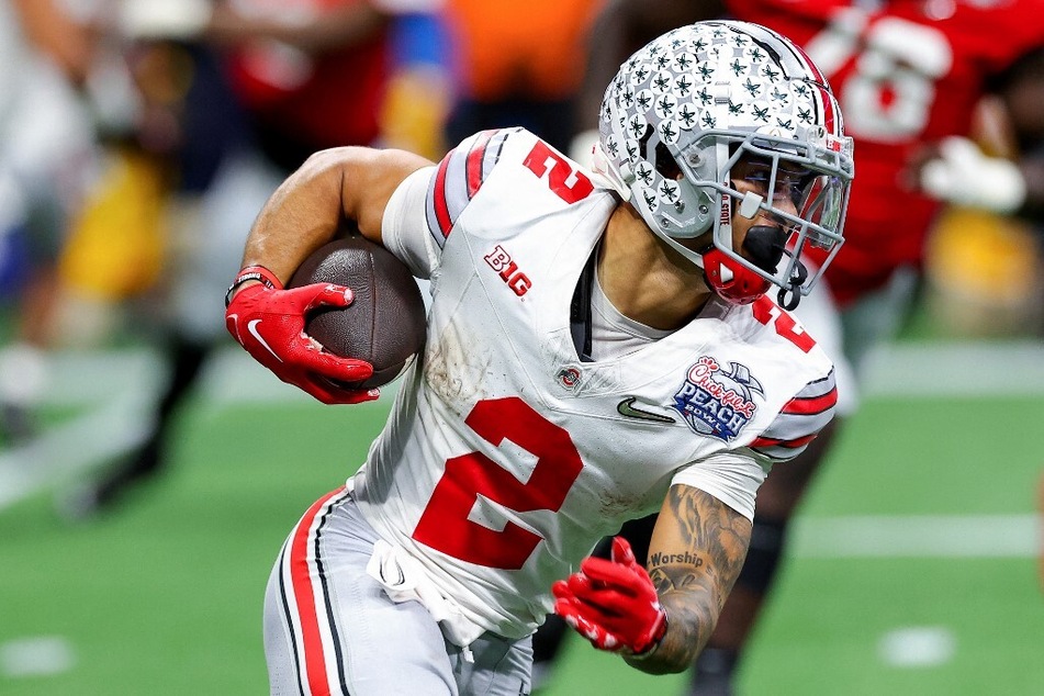 Receiver Emeka Egbuka is expected to be the leading receiver for the Buckeyes in the absence of Marvin Harrison Jr. in the Cotton Bowl.