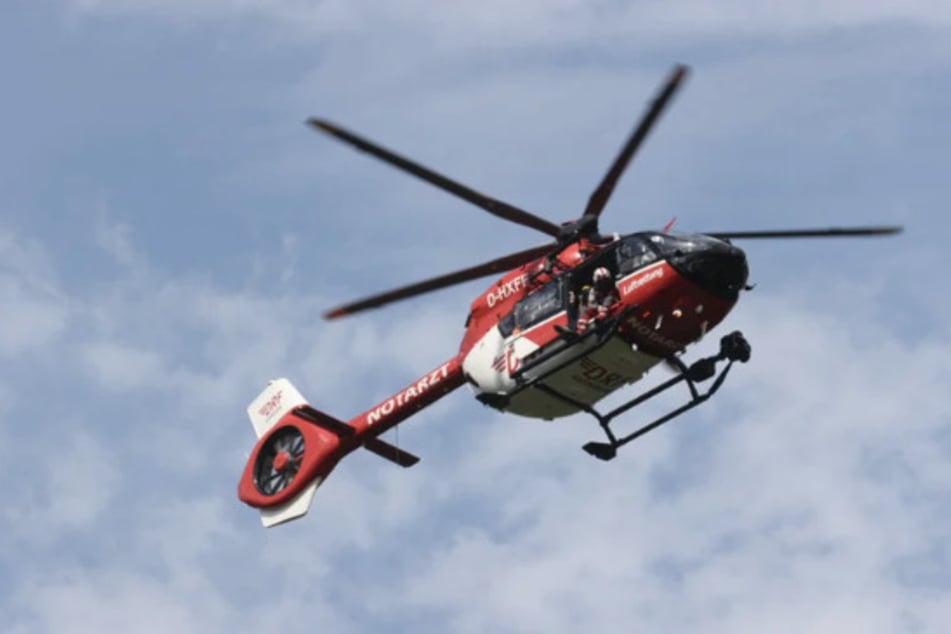 Auch ein Rettungshubschrauber war vor Ort im Einsatz. (Symbolfoto)