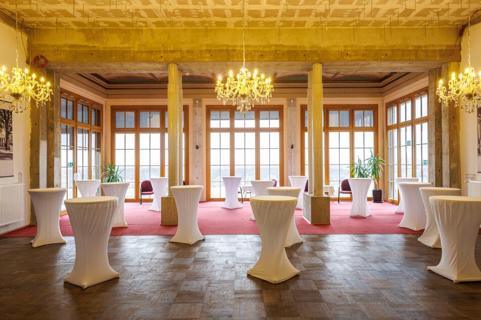 Blick in den Festsaal - das Herzstück des Schlosses.