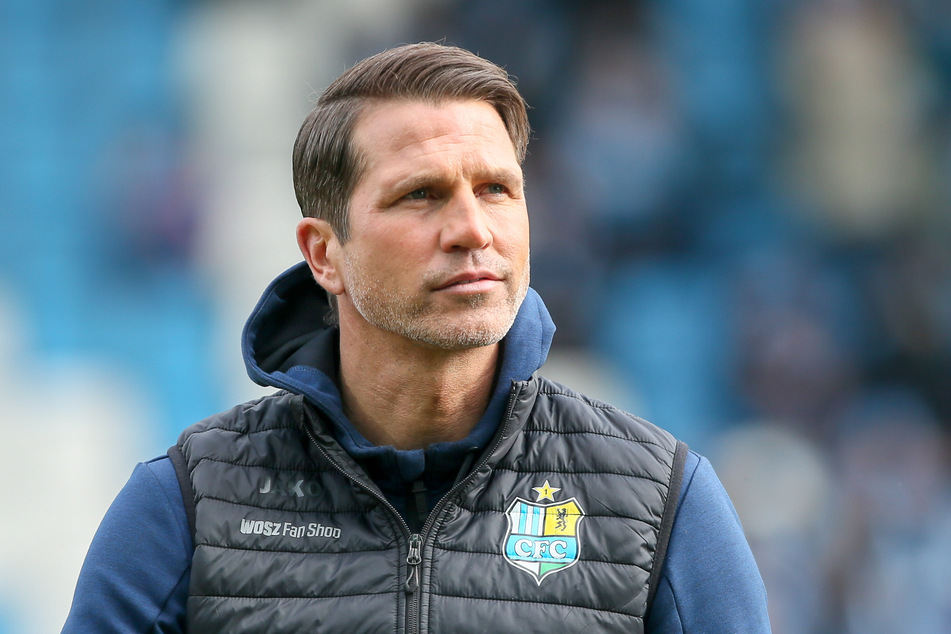 CFC-Trainer Patrick Glöckner trainierte die Himmelblauen am Freitagvormittag vorerst ein letztes Mal.