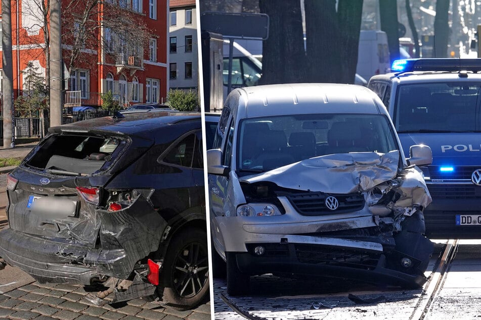 Auffahrunfall in der Neustadt: VW Caddy fährt Ford ins Heck - zwei Verletzte!