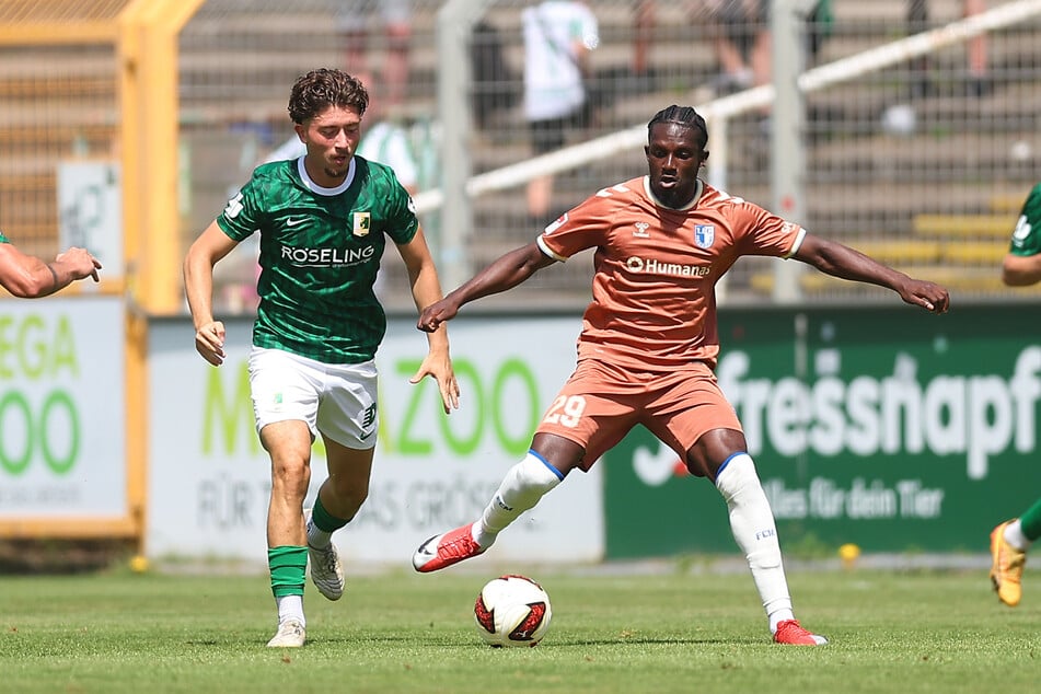 Chemie Leipzig hielt bis auf eine kurze Phase, in der auch das Gegentor fiel, in den ersten 60 Minuten richtig gut gegen den 1. FC Magdeburg mit und kam selbst sogar zum 1:1.