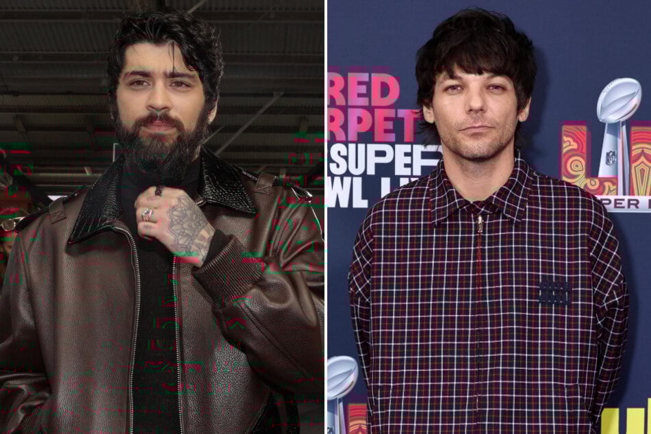 Louis Tomlinson (r.) has unfollowed Zayn Malik (l.) on Instagram after reports that Zayn punched him in a bar fight – allegedly after making a comment about Louis' late mom.