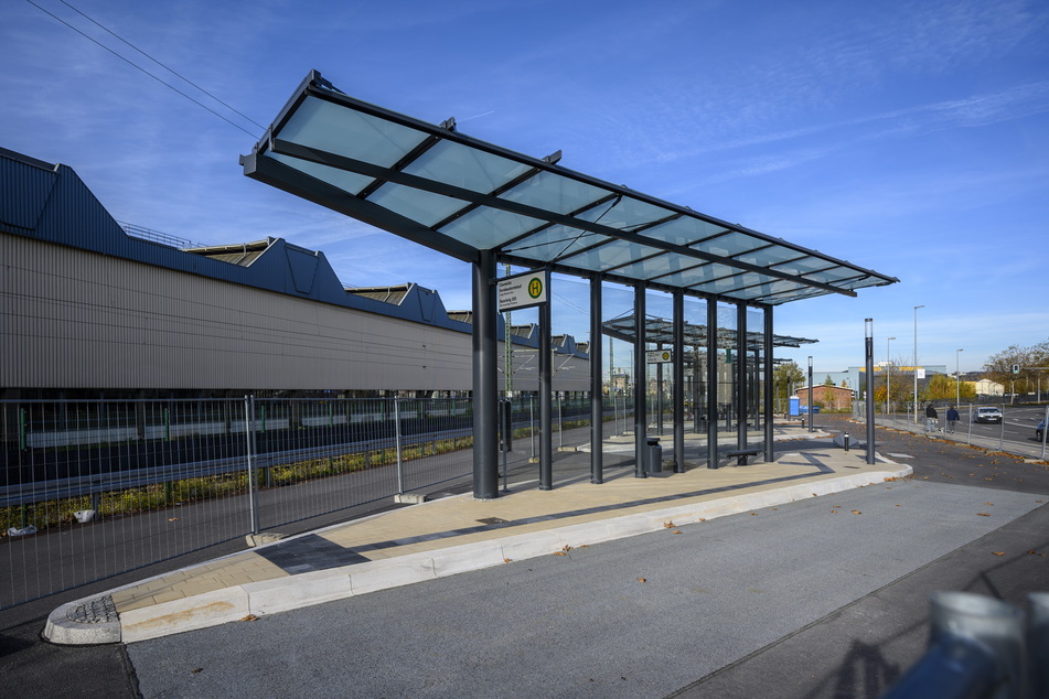 Das neue Fernbus-Terminal an der Dresdner Straße.