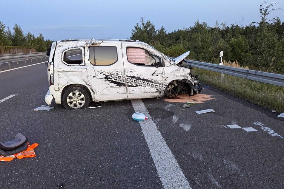 Der Opel überschlug sich mehrmals.