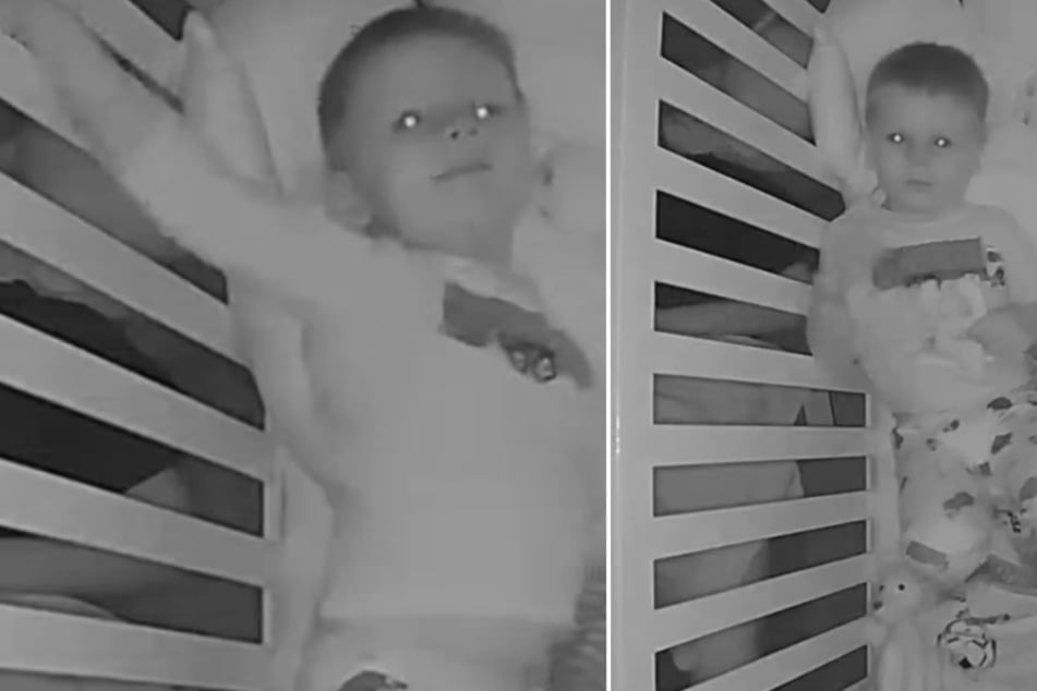 Sohn ruft seine Mutter wegen Alpträumen ans Bett: Was das Babyfon dann filmt, rührt zu Tränen