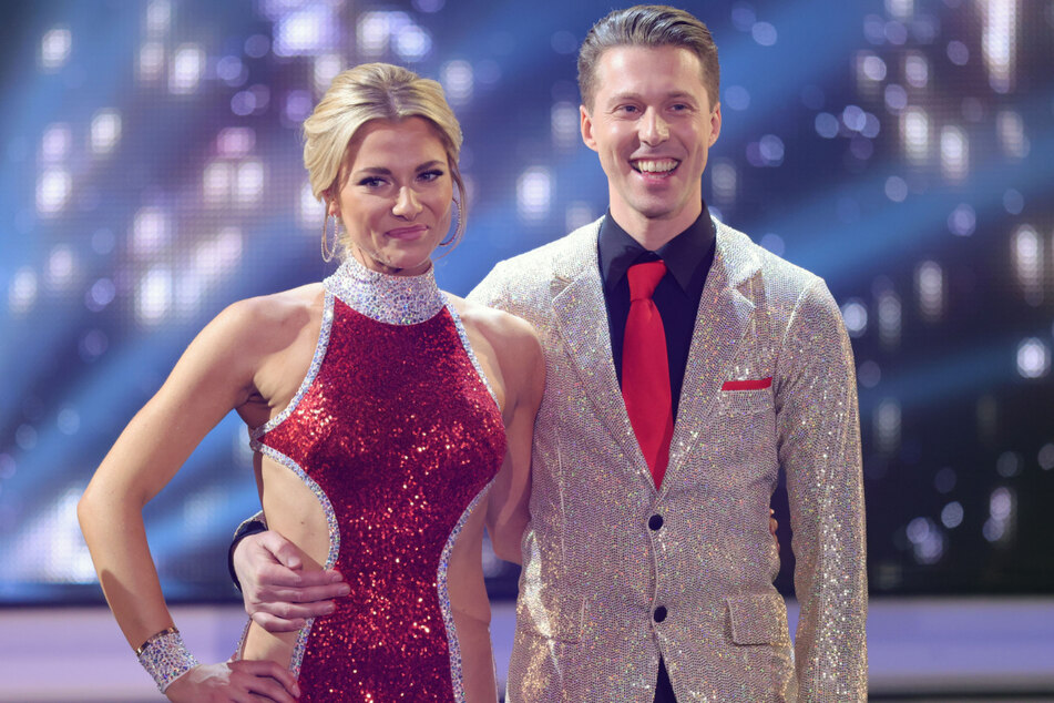 Valentina Pahde (27) und ihr Tanzpartner Valentin Lusin. Bei Let's Dance belegte die GZSZ-Schönheit den zweiten Platz.