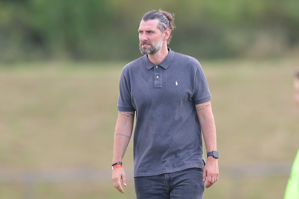 FSV-Sportdirektor Robin Lenk (42) war nach der Pleite gegen Greifswald angefressen. (Archivfoto)