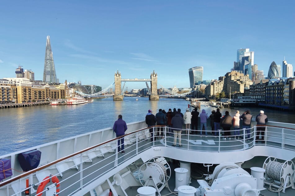 Auch London ist Teil einer Route mit dem Expeditionsschiff.