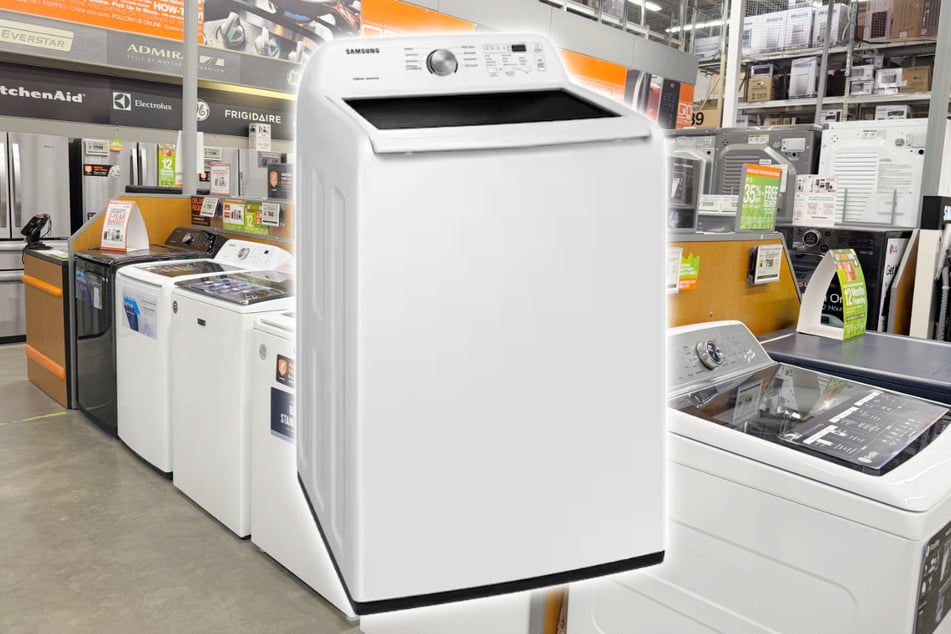 Save 350 dollars on this Samsung washing machine at Home Depot