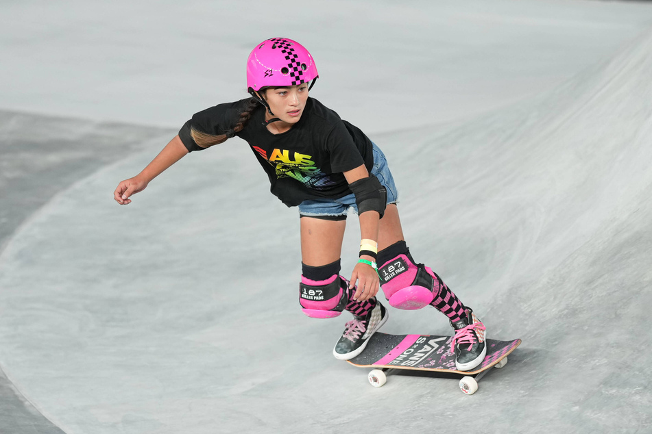 At just 13 years old, Arisa Trew has become the first female skateboarder to successfully land a 720.