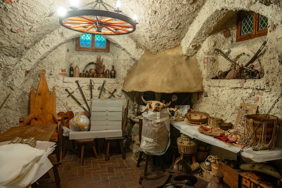 Im aufwendig mit Gewölben und Bögen gebauten Keller befand sich zu Patty Franks Zeiten eine Destillerie.