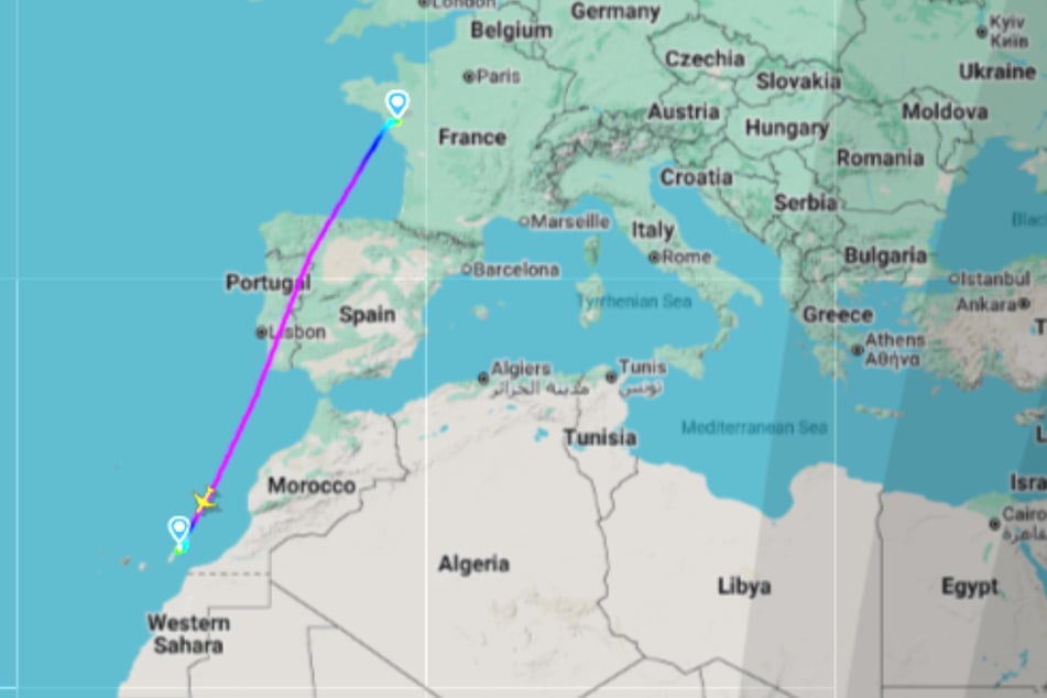 Noch bevor der Airbus am Flughafen von Lanzarote landen konnte, verstarb der Passagier.