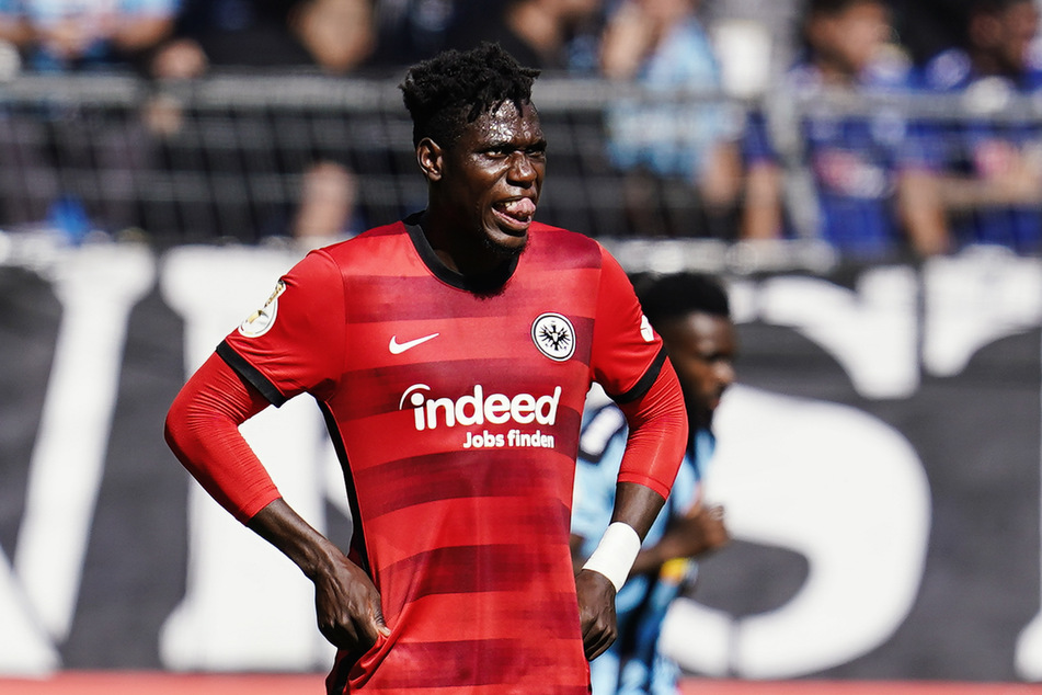 Pure Enttäuschung bei Eintracht Frankfurts Außenbahnspieler Danny da Costa.