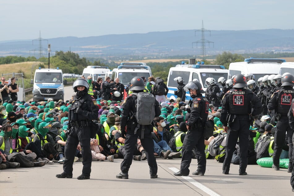 Die Polizei war während des gesamten AfD-Bundesparteitages im Dauereinsatz gewesen.