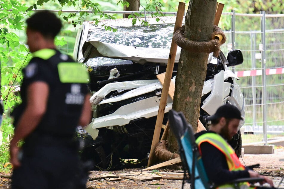 Mit diesem Wagen ist der Täter in die Menschenmenge gerast.