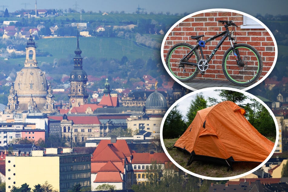 Outdoor-Ausrüstung und Fahrräder verkaufen Dresdner außergewöhnlich oft bei Kleinanzeigen. (Symbolfotos)