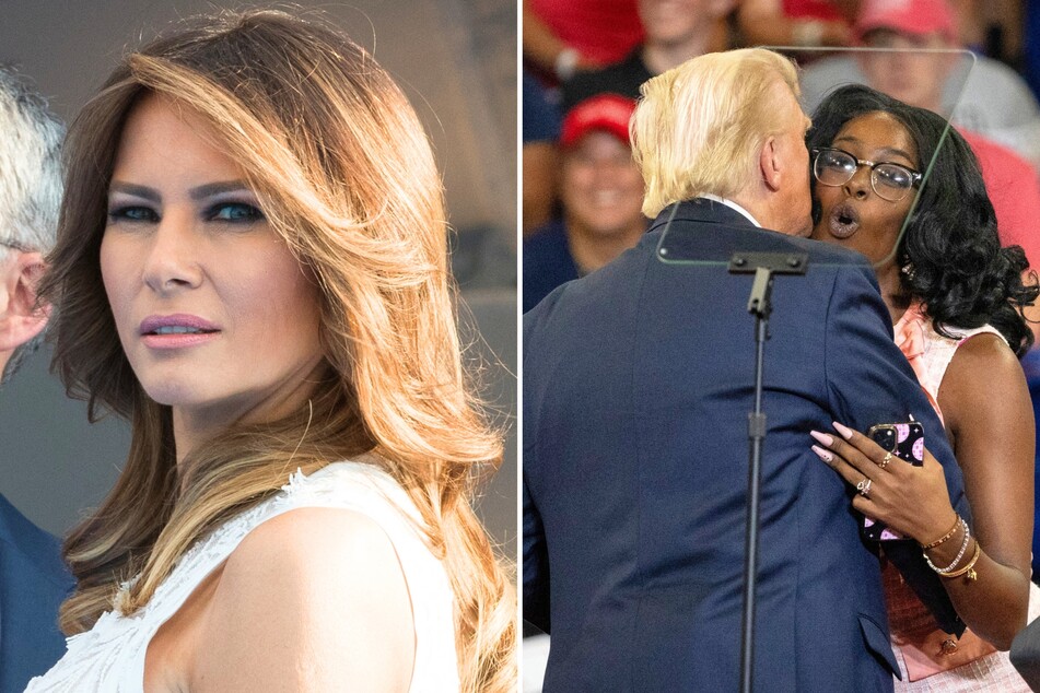 Donald Trump recently joked that he is considering not going back home to his wife, Melania Trump, after sharing a kiss with a Black MAGA supporter.