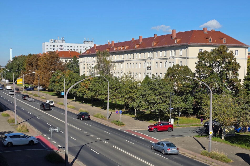 Vorbereitungen starten: Ab morgen sollen Bäume an der Nürnberger Straße gefällt werden.