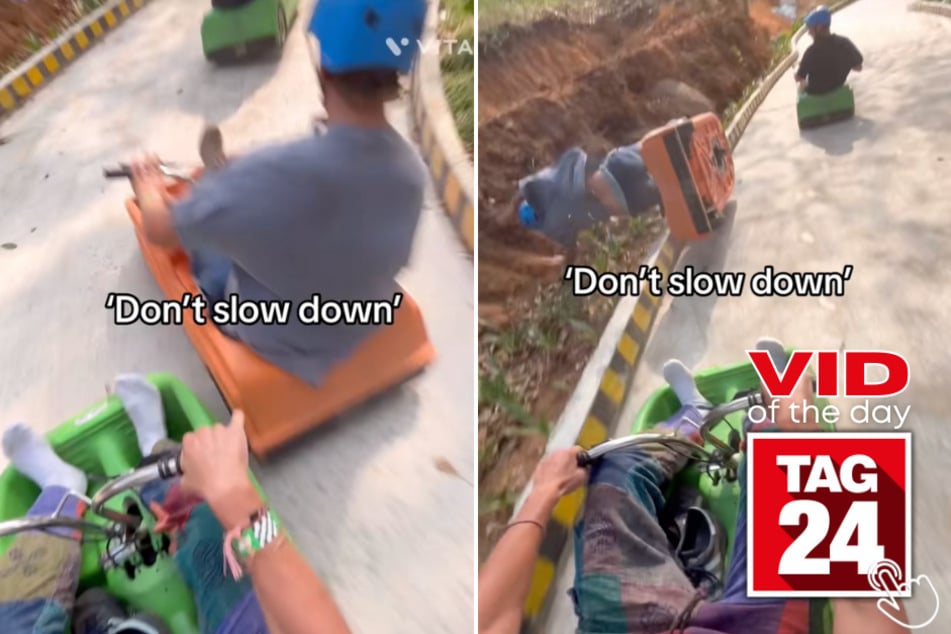 This go-kart fail in Vietnam is absolutely hilarious!